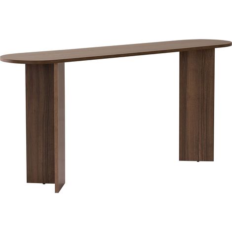 Consolle in legno "Sira" - 150 x 35 x 75 cm - Noce