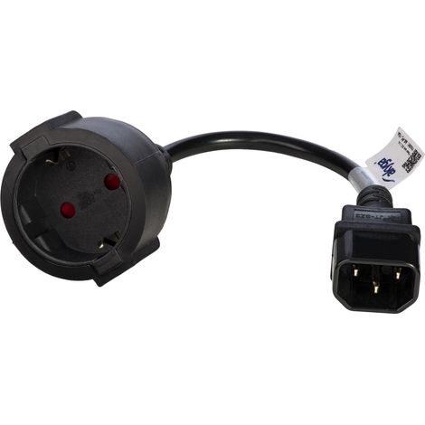 Akyga AK-PC-10A IEC C14 CEE 7/4 250V/50Hz Netzkabel 0,15 m (1/5)