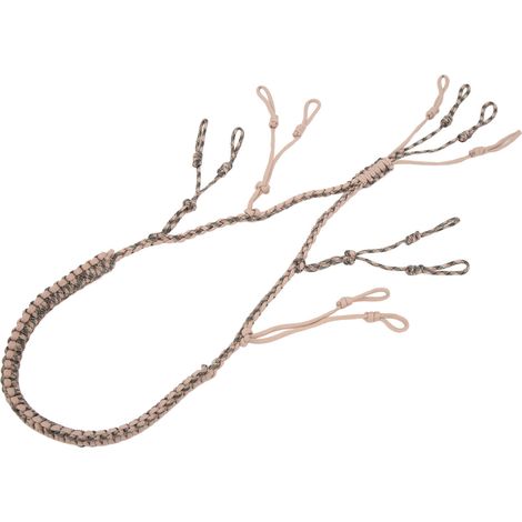 Ligne de chasse au canard, 12 cordes pour leurres, polyester portable, tissage spécial, confortable, leurre d'oie, paracorde pour la chasse en extérieur, cadeau, gris, kaki, camouflage CP (1/5)