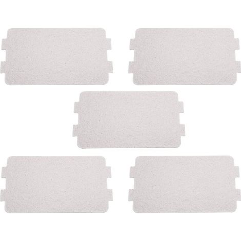 Lot de 5 assiettes pour four à micro-ondes, 116 x 64 mm, en papier, argentées