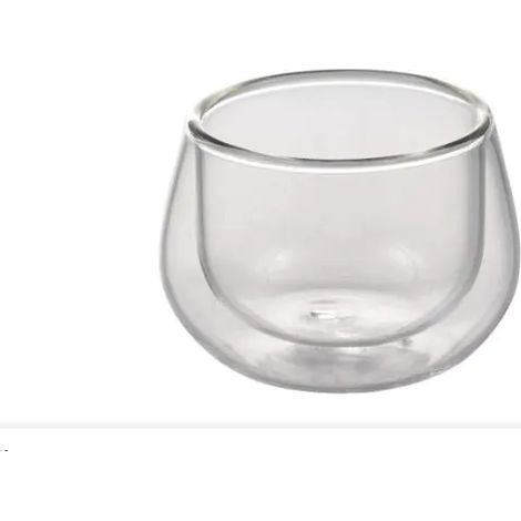Set 2 bicchierini bombati caffe' fFood doppia parete vBord - cod 5500102