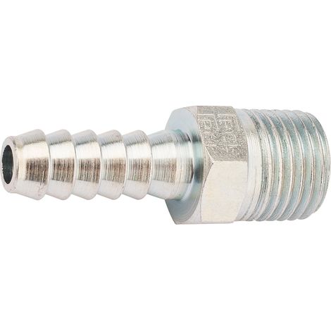 High-Quality 1/4" BSP Taper Hose Connector with 1/4" Bore and PCL Male Screw Tailpiece - Model 25798 (1/2)