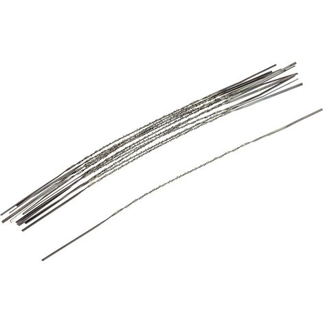 Kit 12 lame per seghetto traforo universale 130x1,03x0,38 38t Scheppach (1/3)