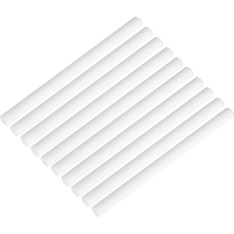 Mèches de Rechange pour Humidificateur USB Portable Lot de 10 Bâtons en Coton Filtrant Blanc 8x123mm Absorption Forte (1/5)