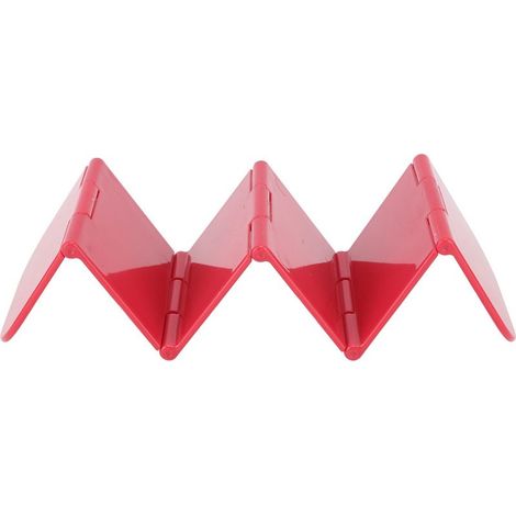 Support à tacos stable, compatible lave-vaisselle et micro-ondes, pour restaurants, cuisines et fêtes, rouge.