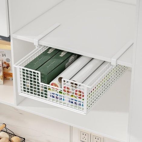 Tiroirs de rangement extensibles - adaptés à une utilisation sous les meubles de cuisine (1/5)
