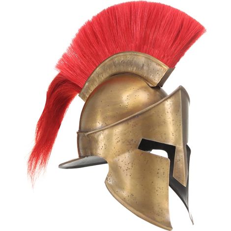 Teenpull – Griechischer Krieger-Helm Antik Replik LARP Messing Stahl (1/5)