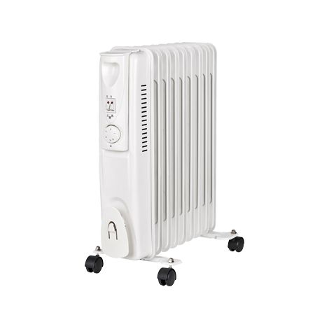 RADIATORE OLIO + TERMOSTATO PINZOLO EFFE  VOLT 230 WATT 2000 ELEMENTI  9 CM 45X13.5 H.CM 57