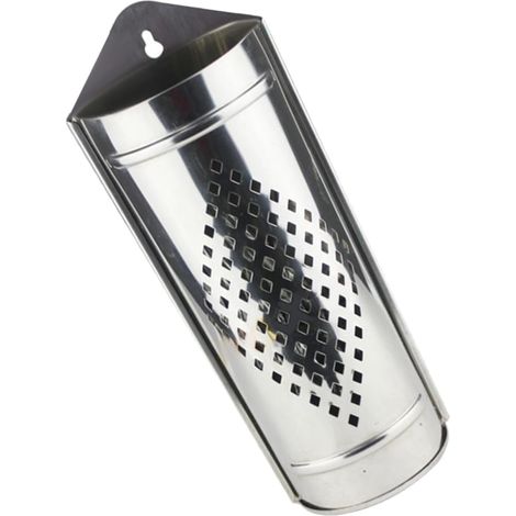 Support acier inoxydable avec panier drainage, design moderne pour couverts