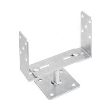 Supporto rialzato per palo da 70 a 140 mm (1/2)