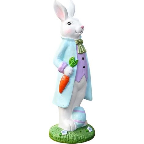 Dekoration Hase Frühling Dekorative Osterhasenstatue