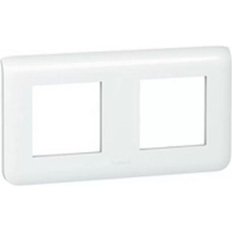Legrand 078804 - Mosaic Plate - 2x2 Modules - horizontal - white
