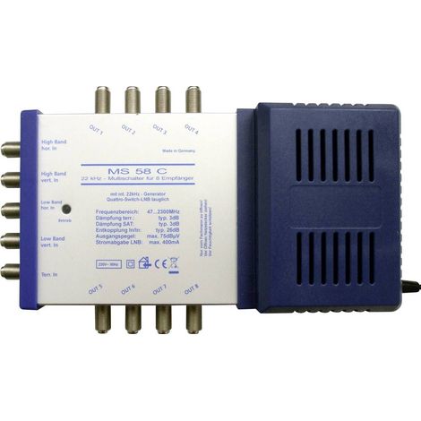 Commutateur multiple MS58C,Nombre de sortie(s)=8 (1/2)