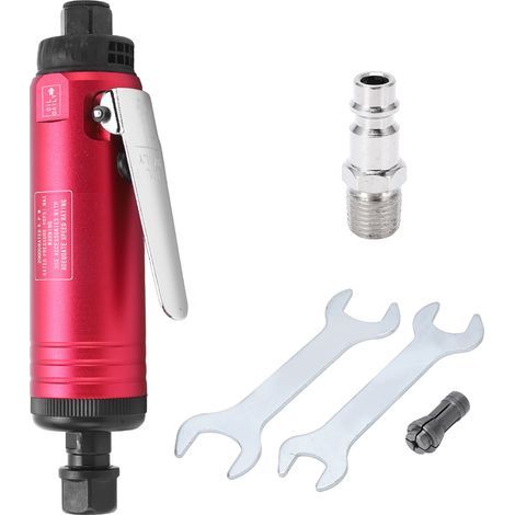 Druckluftschleifer mit 20.000 U/min, kompaktes Mini-Polierwerkzeug, kurz und robust mit 3-mm- und 6-mm-Spannzange, europäische Ausführung (1/5)