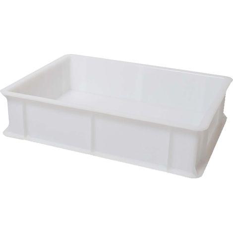 Cassetta per impasti palline lievitazione pizza pane LT. 12 cm 40X30 alta 13 professionale senza coperchio contenitore cibo sovrapponibile certificata per alimenti