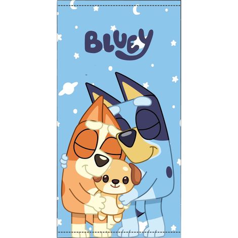Telo mare ad asciugatura rapida Bluey per bambini, 140 x 70 cm