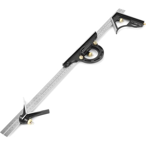 Verstellbarer Metall-Verbundwinkel, Rechtecklineal, Messwerkzeug für Ingenieure (1/5)