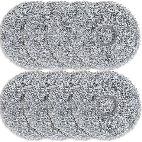 Adecuado para 8 piezas de almohadillas de microfibra para trapeador para Dreame L10s Ultra / L10 Ultra / L20 Ultra / L10s Pro Ultra Heat / X40 Ultra Complete y Xiaomi X10 + / X20 + paños de trapeador  (1/5)