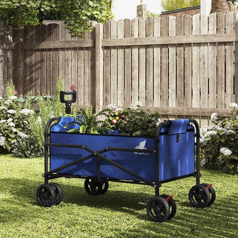 WOLTU Trolley 4 Ruedas Dobles - Plegable, Azul (1/5)