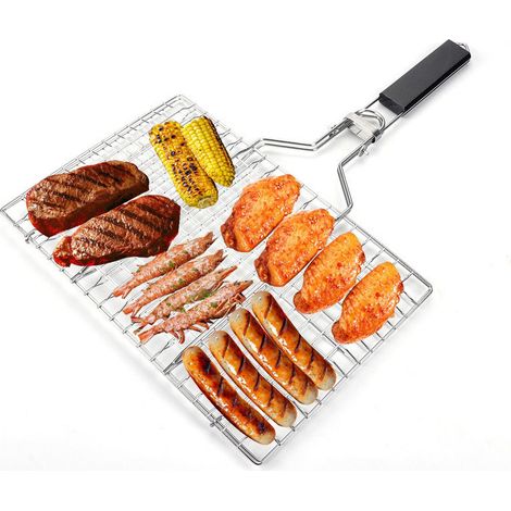 Fourchette à barbecue robuste, idéale pour les pique-niques, le camping et comme accessoire de barbecue. (1/5)