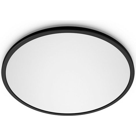 Plafond Rond Noir Valen 22W