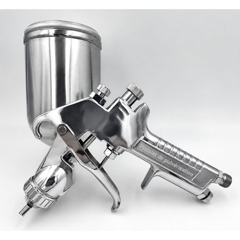 Pistolet peinture W-71 par gravité godet supérieur calibre 1,3 mm 400 ml 200 ml/min 150 mm 260 × 150 × 180 cm 1,2 kg – Livraison gratuite (1/5)