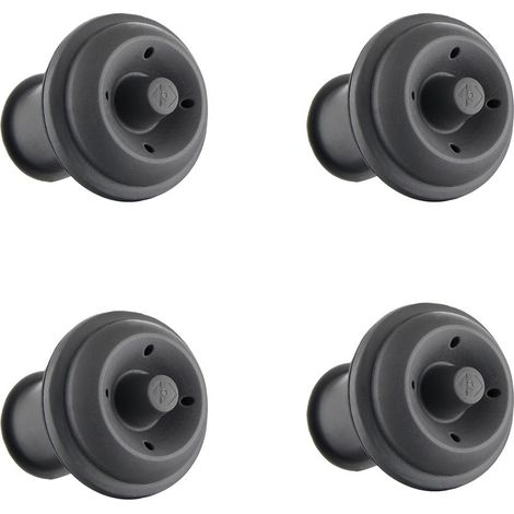 Bouchon Vin - Pour Conservation Sous Vide Avec Pompe - Universel Pour Toutes Bouteilles - En Caoutchouc Alimentaire - Lot De 2 (1/5)