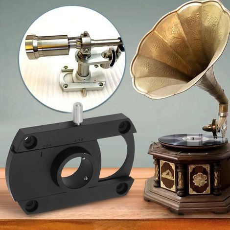 Bras de conversion HiFi pour platine vinyle LP, diamètre intérieur 20 mm, base de bras de remplacement en alliage d'aluminium. (1/5)
