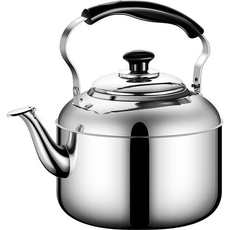 Bouilloire sifflante 5L avec passoire Théière en acier inoxydable Bouilloire Bouilloire sifflante Bouilloire à induction (1/5)