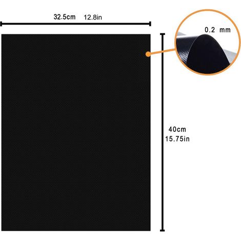 Tapis de Cuisson Barbecue 6 Pièces Feuille Cuisson Barbecue Tapis Anti-adhérent et Réutilisable pour Barbecue Électrique Gaz et Charbon (1/5)