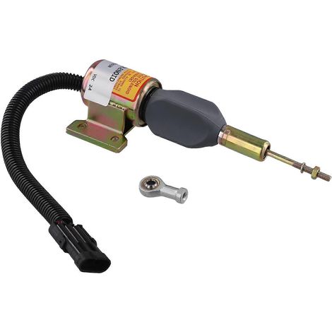 24V Dieselmotor-Abschaltmagnetventil 3932530 SA-4756-24 für Cummins 4BT, 6BT5.9 Bagger (1/5)
