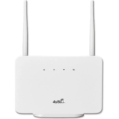 Routeur sans fil 4G 300 Mbps 4G LTE CPE avec antenne externe, emplacement pour carte SIM et connexion Internet (prise UE). (1/5)