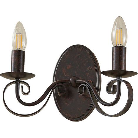 Vägglampa, vägglampa inomhus "Caleb" aus metaller für hall von Lucande