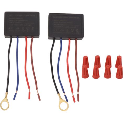 Module de Commande de Lampe Tactile, Variateur de Capteur Tactile à 3 Voies, Interrupteur de Lumière Tactile 3W-25W, Module de Commande de Lampe Tactile, Interrupteur à intensité