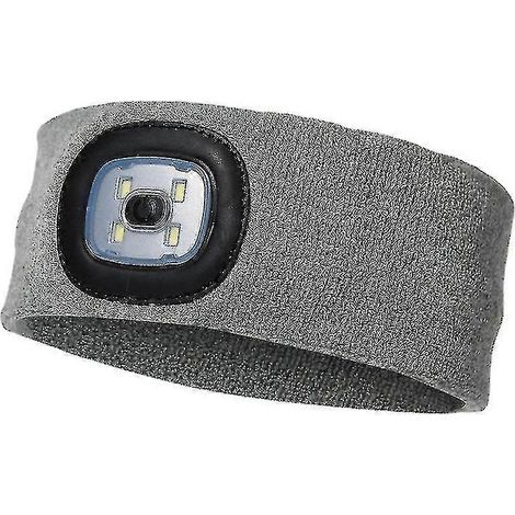 Bandeau lumineux LED, bonnet de course rechargeable USB, ultra lumineux avec 4 LED étanches (1/2)