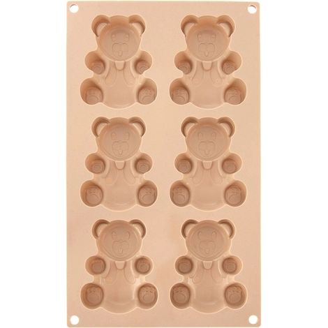 Silicone Teddy Bear Baking Mold, 30x17.5x2 cm (1/5)