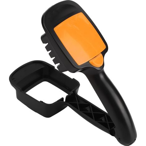 Coupe-légumes multifonction 5 en 1, hachoir à salade de fruits et à ail, outil de cuisine en acier inoxydable orange (1/5)