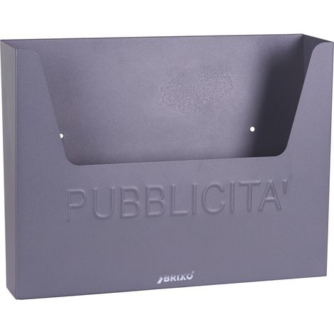 Cassette pubblicità L34xP5xH25,5 cm Brixo ghisa Reclame