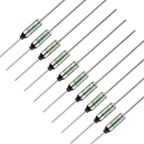 SF240E SEFUSE 10A 250V Fusibles Thermiques Découpes 240 Degrés Fusibles thermiques de type organique(Paquet de 10 pièces) (1/4)