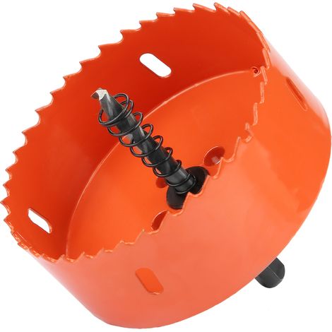 Scie cloche bimétallique 95mm M42 acier rapide, trépan avec foret pilote (1/5)