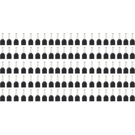 100 Manchons Isolés Cuivre PVC Douilles Fil Électrique AWG 16 1,5mm² Lot Bornes à Souder (1/5)