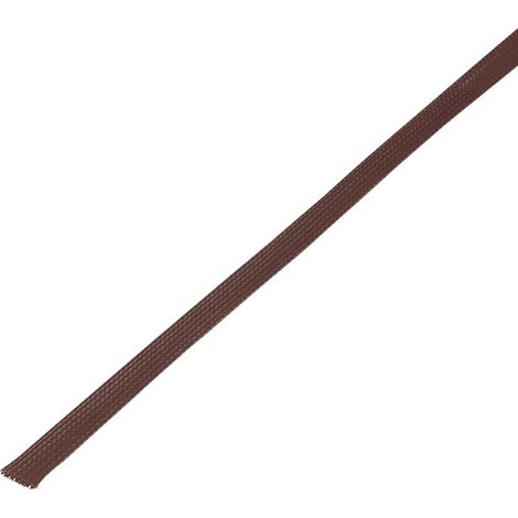 Gaine tressée TRU COMPONENTS CBBOX0510-BN 1572545 marron PET 5 à 10 mm 10 m (1/2)