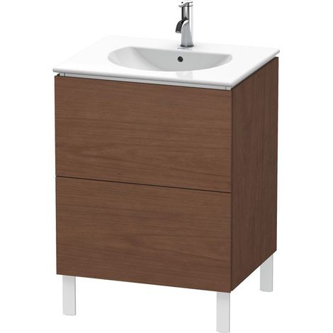 Mobile lavabo L-CUBE 514x620x704mm noce americano