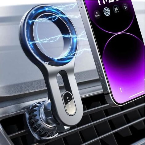 Support Magnetique Telephone Voiture APEROL12 Super Aimants PuissantsCompatible avec Support Magsafe Voiture pour iPhone 14 13 (1/4)