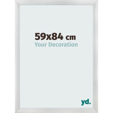 yd. - Cadre photo 59x84 - Argent Mat - MDF - Pisa (1/5)