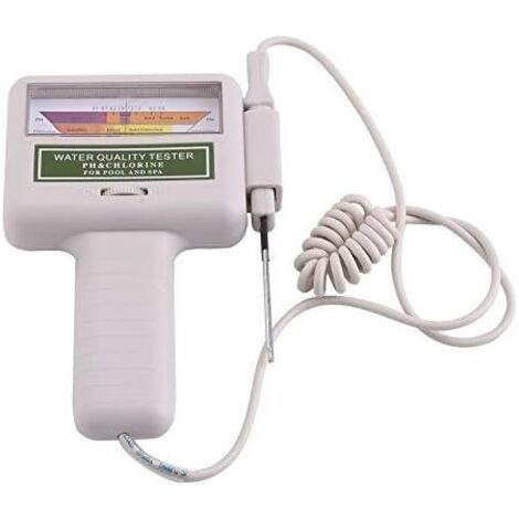 PH Testeur Automatique de Chlore PH-Mètre Analyseur de l'Eau Numérique Spécialement pour Piscine Spa Aquarium