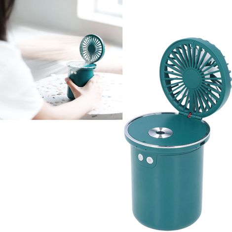 Multifunktionaler elektrischer Ventilator, 2-in-1-Luftbefeuchter, Tischventilator, USB-Ladefunktion (1/5)