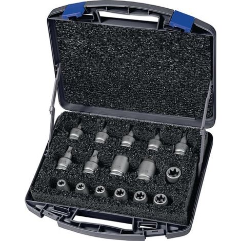 ASW Juego de llaves de impacto 720 E TX 16 OL 16 piezas 1/2" T/E - 173841 (1/3)