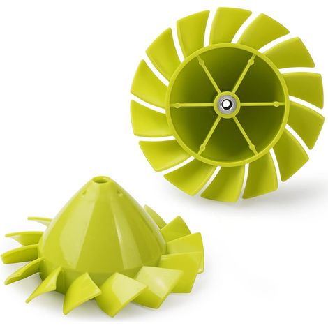 Lot de deux pales de ventilateur de souffleur de feuilles compatibles avec les modèles Ryobi P2108 et P21081 pales de ventilateur de souffleur de feuilles remplaçables. (1/5)