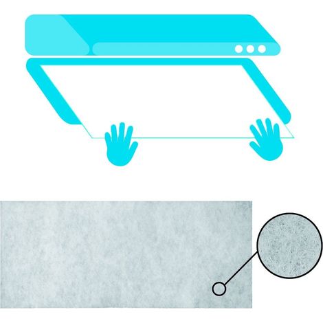 Filtro Campana Extractora 45x95 cm. 150 grm/m2 (1/5)